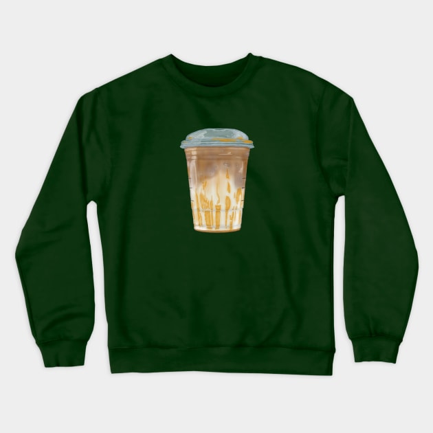 Iced Caramel Macchiato Crewneck Sweatshirt by HB Loves Crafts